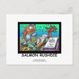 Roliga Salman Rushdie Fisk Postkort Set Om 8 Vykort