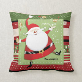 Roliga Santa som jonglerar sleighen Klockor, Kudde