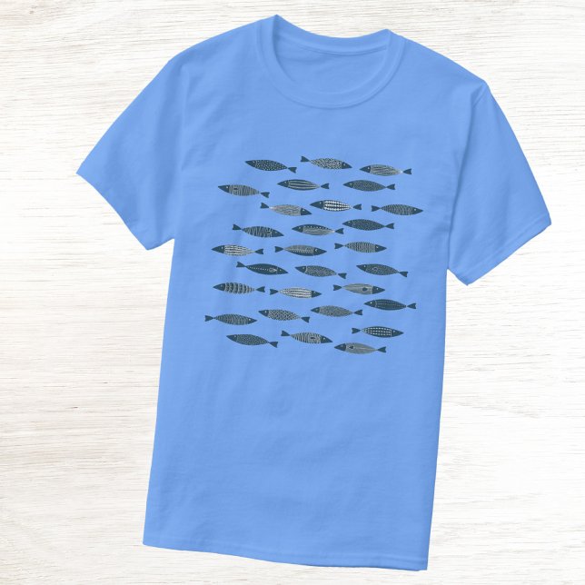 Röliga sardiner fisk t shirt (Skapare uppladdad)