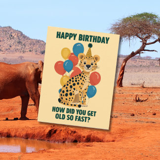 Roliga Sarktiska Födelsedagsmeddelanden & Ålderssk Vykort