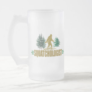 Roliga Sasquatch, Bigfoot Frostat Ölglas
