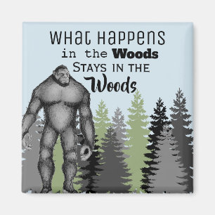 Roliga Sasquatch Magnet