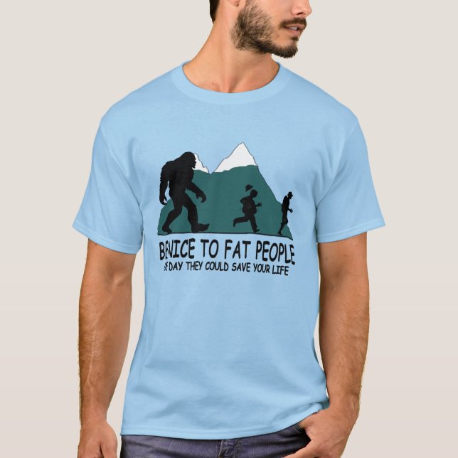 Roliga Sasquatch T Shirt (Framsida)