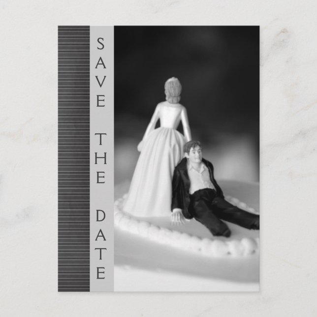 Roliga Save The Date-kunngöranden Meddelande Vykort (Framsida)