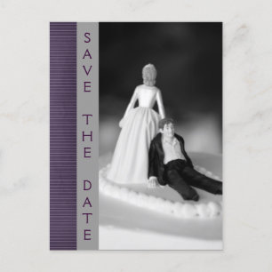 Roliga Save The Date-kunngöranden Meddelande Vykort