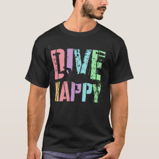 Roliga Scuba-dykande Glada Föreningens Dykare Kapt T Shirt