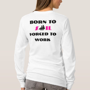 Roliga segelbåthumorsjömän t-shirt