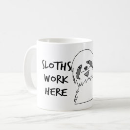 Roliga Sengångare Jobbar Här Kaffe Mugg
