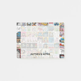 Roliga seriefigurer Barnmönster Personlig Pos Post-it Block