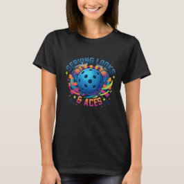 Roliga serveringsutseenden & Ess Anpassat Namn T Shirt