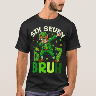 Roliga sex sju bruh st patricks day skjortor barn t shirt