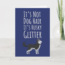 Roliga Siberian Husky-kort Hundälskare Sällskapsdj