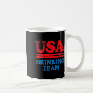 Roliga självständighetsdagskläder USA Drickande Te Kaffemugg