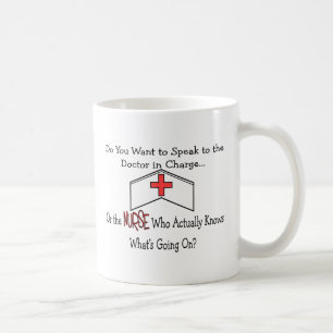 Roliga sjuksköterskagåvor kaffemugg