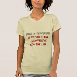 Roliga sjuksköterskaT-tröja "tystnad av skrika " Tee Shirt