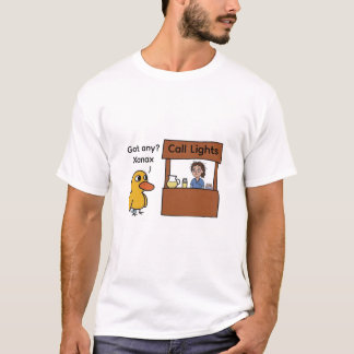 Roliga sjuksköterskeanropsljus och Xanax skift liv T Shirt