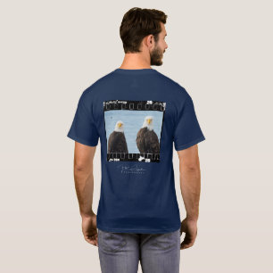 Roliga Skalliga Örnar Griniga Ansikten Filmremsa T Shirt