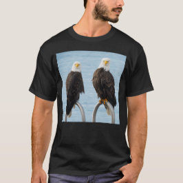 Roliga Skalliga Örnar Griniga Ansikten Humoristisk T Shirt