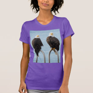 Roliga Skalliga Örnar som glor Roligt T Shirt
