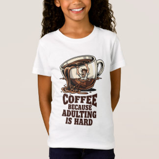 Roliga skämt för vuxna som kan relatera till Coffe T Shirt
