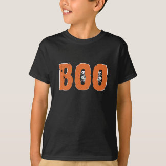 Roliga skelett tittar BOO Halloween T Shirt