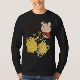 Roliga Skicka Nudlar T Shirt