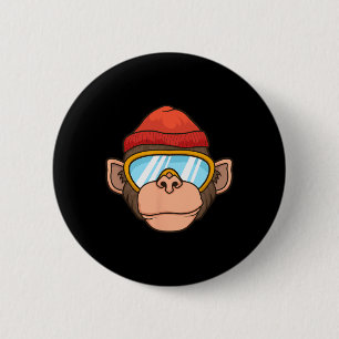 Roliga skidmonkeyglasögon Gorilla Skidåkning Mount Knapp