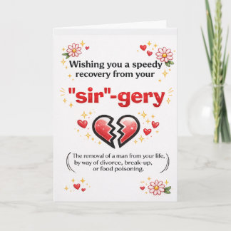 roliga skilsmässa gratulationer till f.d. fru kort