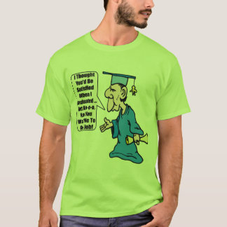 Roliga skjortor och gåvor för studenten T Shirt