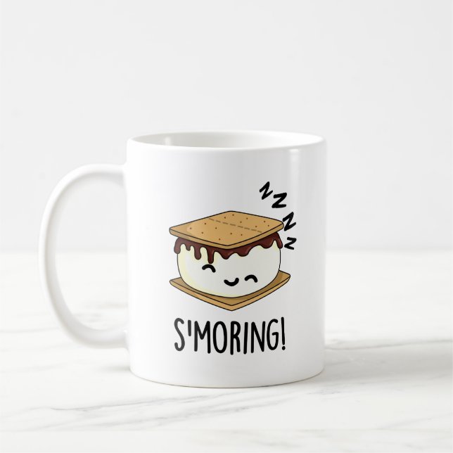 Roliga Smore-ordlekar Kaffemugg (Vänster)