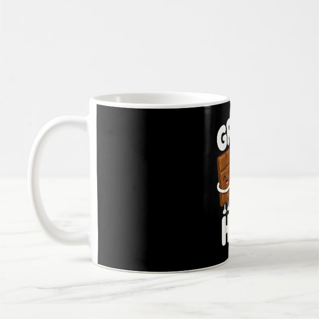 Roliga s'mores-marshmallow lägereld  kaffemugg (Vänster)