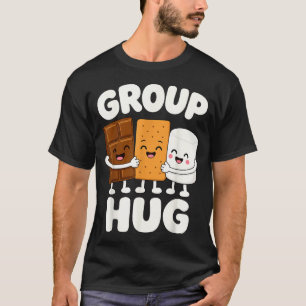 Roliga s'mores marshmallow lägereld  t shirt