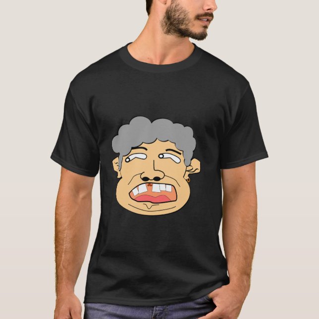 Roliga Sneda Tänder T Shirt (Framsida)
