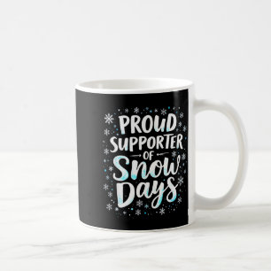 Roliga Snödagar Supporter Lärare Elev Vinter S Kaffemugg