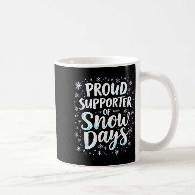 Roliga Snödagar Supporter Lärare Elev Vinter S Kaffemugg (Höger)