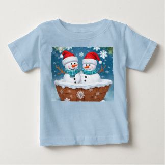 Roliga Snömannen Barn T-shirt