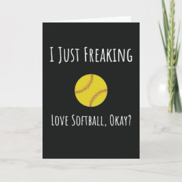 Roliga Softbollskort För Lagspelare Catcher Söt Kort