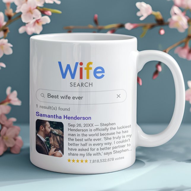 Roliga sökresultat för bästa fru någonsin med foto kaffemugg (Skapare uppladdad)