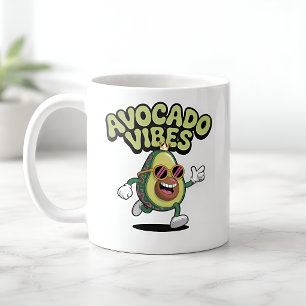 Roliga solglasögon Avokado Kaffemugg