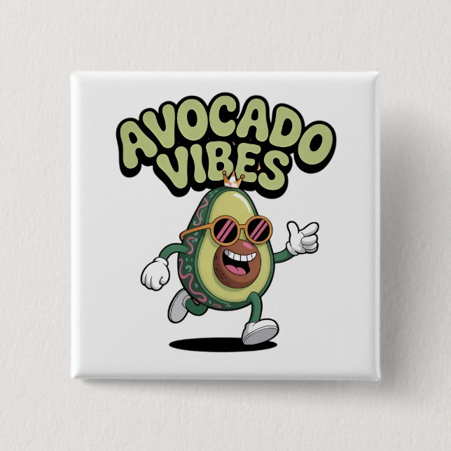 Roliga solglasögon Avokado Knapp (Framsida)