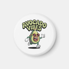 Roliga solglasögon Avokado Magnet