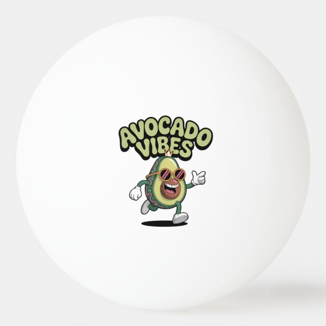 Roliga solglasögon Avokado Pingisboll (Framsidan)