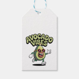 Roliga solglasögon Avokado Presentetikett