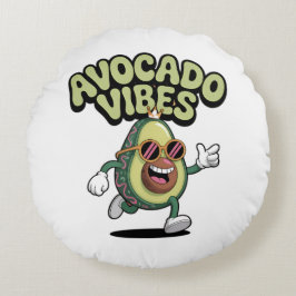 Roliga solglasögon Avokado Rund Kudde