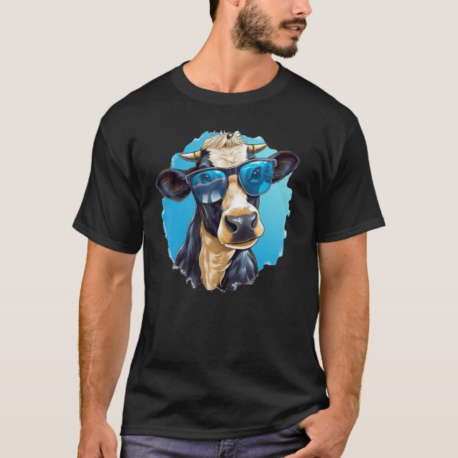 Roliga solglasögon ko t shirt (Framsida)