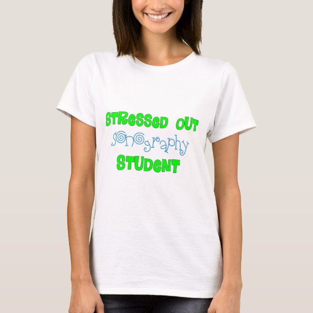 Roliga Songraphy studentgåvor Tee (Framsida)