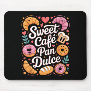 Roliga söta café pan dulce bageri karaktärer Rolig Musmatta