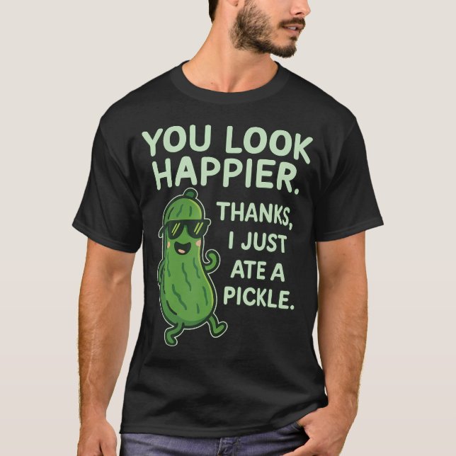 Roliga söta dillpickelälskare skämtt-shirts sarkas t shirt (Framsida)