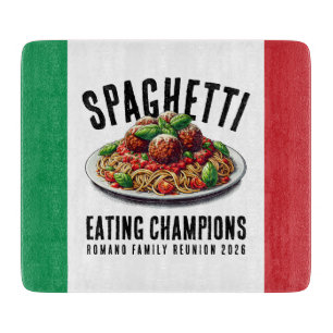 Roliga Spaghettiätande Mästare Familjeåterträff