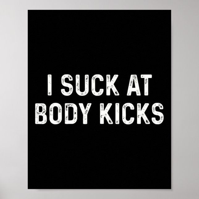 Roliga sparkboxnings Muay Thai kroppsspark  Poster (Framsidan)